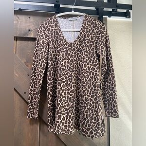 Kettlewell animal print tunic size small autumn